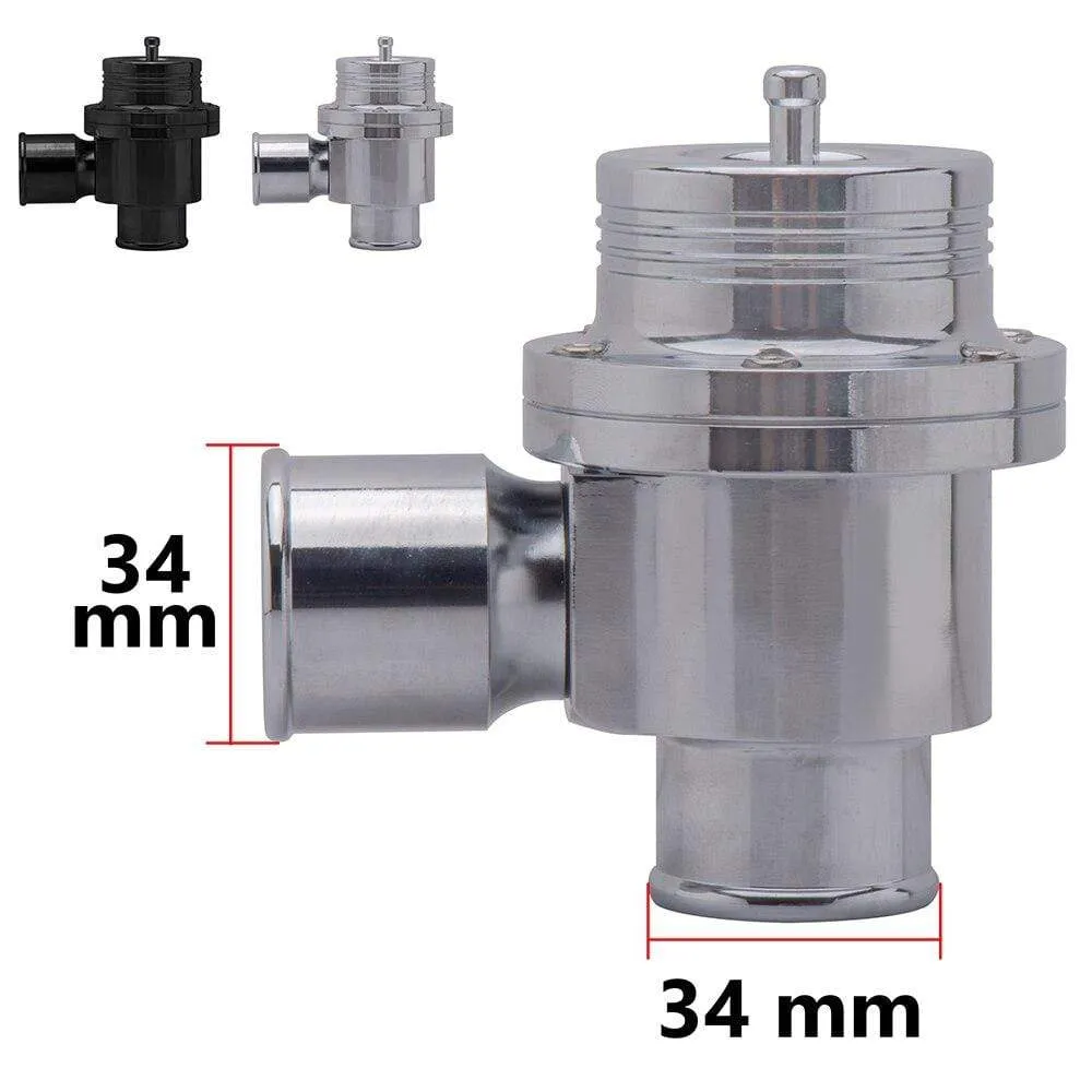 Universal auto aluminum part turbo blow off valve Recirculating Diverter Dump Valve 25MM or 34mm bov sound