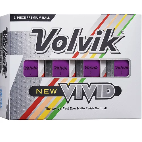 Volvik Vivid Matte Finish Golf Balls - Dozen