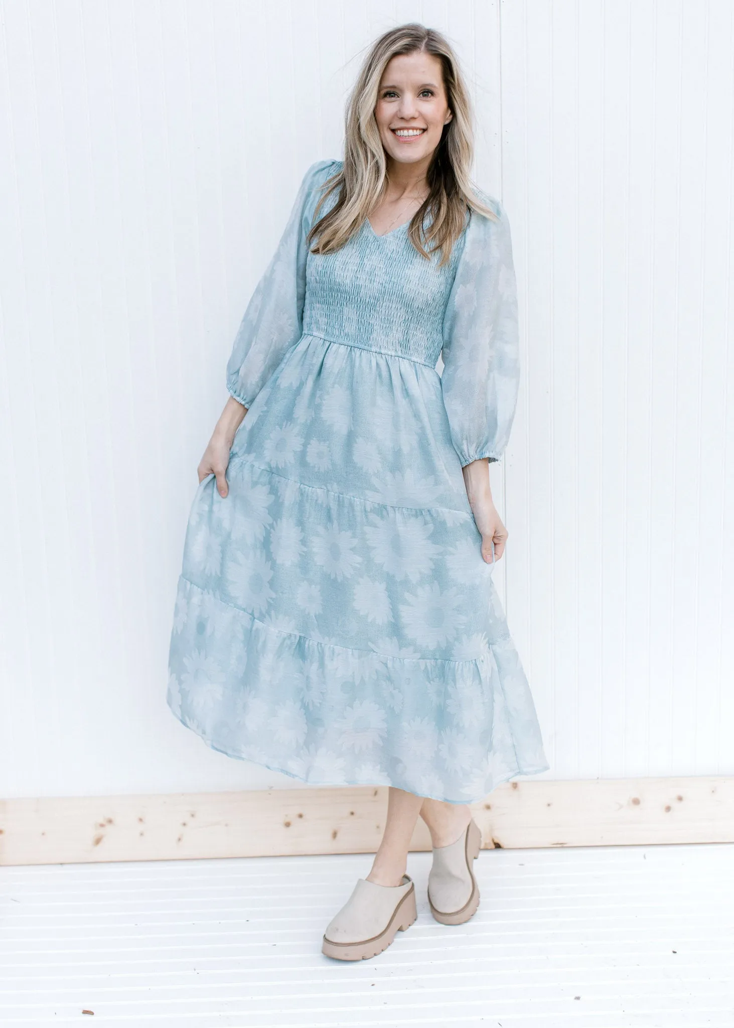 X Dusty Daisy Sage Dress