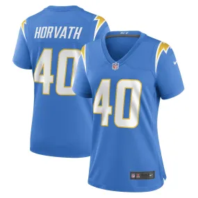 Zander Horvath Los Angeles Chargers Nike Women's Game Player Jersey - Powder Blue